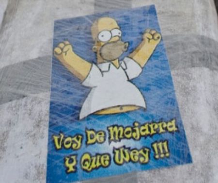 Homer Simpson marked marijuna found in Mexico